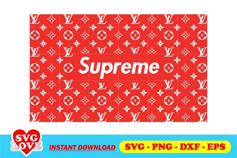 louis vuitton supreme svg|free louis vuitton svg files.